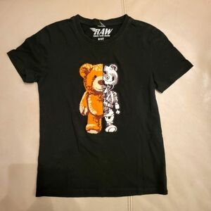 TeddyRobot short-sleeve black shirt